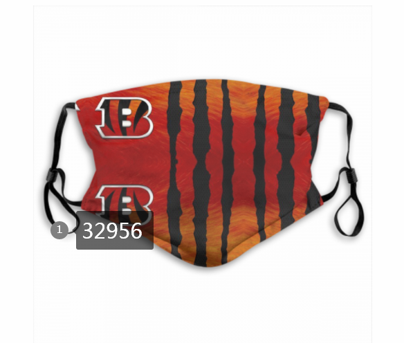 New 2021 NFL Cincinnati Bengals 150 Dust mask with filter->nfl dust mask->Sports Accessory